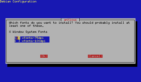 Bildschirmfonts ausw&auml;hlen