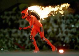 Feuer und Eis w�hrend der Er�ffnung !